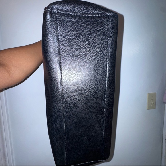 Coach Black Pebbled Leather Tote - Picture 2 of 7